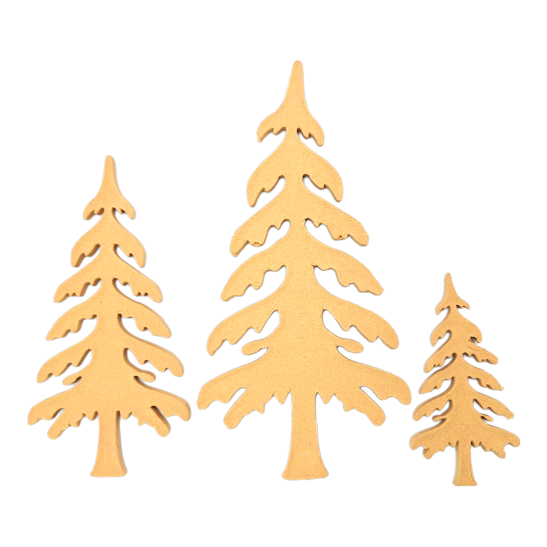 Christmas trees 3 pcs  Set of 3 Pieces BM1110