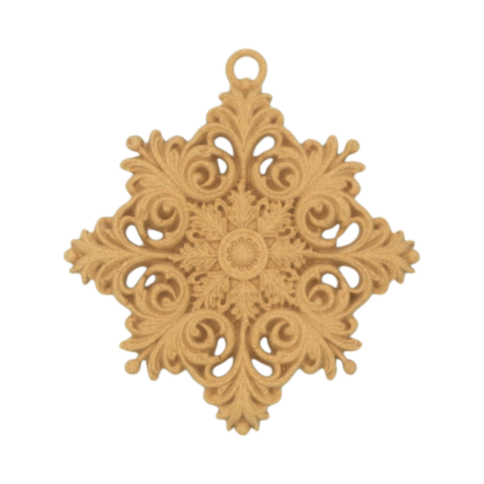 Christmas snowflake 7X6 cm BM1229